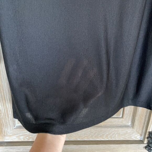 Vince Dolman Sleeve jersey tunic top, black size M - Picture 6 of 11